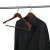 Quality Luxury Heavy Duty Wooden Suit Hangers Wide Wood Hanger