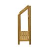 Asta Spa Teak Freestanding Towel Rack, 3-Bar with Shelf