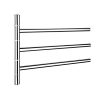 CGGDP 3-Bars Saving Space Towel Holders Rack, Wall Mounted Heated Towel