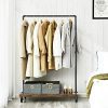 SONGMICS Clothes Rack, Industrial Pipe Style Rolling Garment Rack