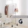 Camabel Clothing Garment Rack Heavy Duty Adjustable Rolling