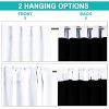 NICETOWN Full Shading Curtains, Super Heavy-duty Black Lined Blackout Drapes