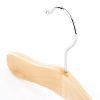 HANGERWORLD 30 Natural Wooden 9.8inch Kids Coat Clothes Garment