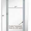 Hamilton Hills Medicine Cabinet with Lighting Backlit Medicine Cabinet