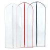 HANGERWORLD 18 Clear 60inch Showerproof Mixed Color Trim Dress