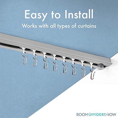 RoomDividersNow Ceiling Track Set - Small, For Spaces