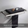 VELIMAX Premium Stainless Steel Towel Rack Wall Mounted Modern Towel Racks