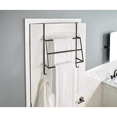 Delta Over-The-Door Triple Towel Rack in SpotShield Venetian Bronze