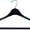 The Great American Hanger Company Extra Large Black Plastic Suit Hanger