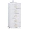 Nafenai 5 Plastic Storage Drawers Cart, Organizer Unit for Bedroom