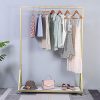 FURVOKIA Modern Simple Heavy Duty Metal Rolling Garment Rack