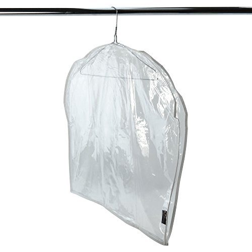 HANGERWORLD Pack of 20 Large Clear Shoulder Covers
