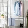AmazonBasics Double Hanging Rod Garment Rolling Closet Organizer Rack