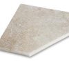 16" Travertine Shower Corner Seat Natural Stone Bathroom Wall Bench