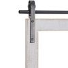 FirsTime & Co. Ivywood Barn Door Shelf Wall Mirror