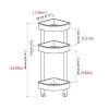 Jcnfa-Shelves Bathroom Corner Shelf， Corner Organizer Storage Rack