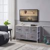 ALLZONE Cotton Extra Wide 5 Dresser Storage Tower for Bedroom