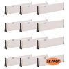 DIOMMELL 12 Pack Adjustable Dresser Drawer Dividers Organizers