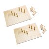 Rev-A-Shelf 12 Peg Board System for 30 x 21 Inch Drawers, Natural Maple
