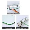 XHmeilianxd Bathroom Rack Shower Shelf Stainless Steel Single