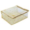 Mufaddal Traders 12 PC Oneside Clear Plastic Clothes Sari Saree Garment Storage