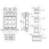 Design House Mirrors/Medicine Cabinets, 36", Nutmeg Oak