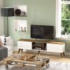 Decorotika Eggea Modern TV Stand Media Console fits