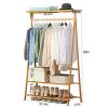 UPDD 63 Inch 2-Tier Garment Rack, Clothes Organizer Shelves