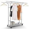 Simple Trending Double Rail Clothing Garment Rack