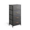 McNeil 4 Drawers Fabric Dresser Vertical Storage Tower Organizer Unit