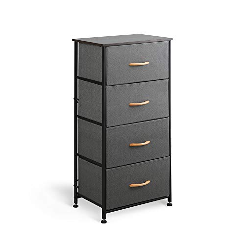 McNeil 4 Drawers Fabric Dresser Vertical Storage Tower Organizer Unit
