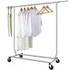 Camabel Clothing Garment Rack Heavy Duty Adjustable Rolling