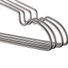 KOOBAY 30Pack 16.5" Silver Aluminum Laundry Wire Clothes Shirt Coat