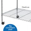 Artmoon Buffalo Heavy Duty Steel Clothes Rail Closet on Wheels