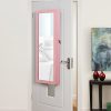 Inspired Home Chavell Over-The-Door Jewelry Armoire Makeup Storage Organizer