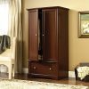 Sauder Palladia Armoire, Select Cherry finish