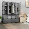 Maximize Space: Cube Storage Organizer with 20 Modular Plastic Shelves