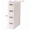 boby 4 Storage Drawer Rolling Cart Organizer Plastic Unit on Wheels