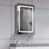 HOMCOM 30" Sliding LED Wall Mirror Cabinet – Sleek Storage & Illumination for Bathrooms 🚿✨