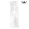 100 Pack Garment Bag, Transparent Clothing Dust Cover