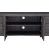 WE Furniture 70" Industrial Wood TV Stand Console,