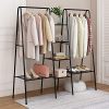 HOMERECOMMEND Metal Clothes Rack Heavy Duty Clothing