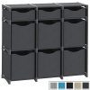 9 Cube Organizer | Set of Storage Cubes Included | DIY Closet Organizer Bins