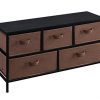 HOMEFORT Extra Wide Dresser Storage Tower,5 Drawers Storage Organizer