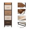 YOUNIS Home Dresser Storage Drawers, 4 Drawers Storage Chest Drawers