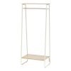 IRIS Metal Garment Rack with 2 Wood Shelves