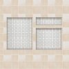 Uni-Green Shower Niche Recessed Shower Shelves and Tile Shower