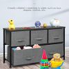 Drawer Dresser Storage Organizer 5-Drawers for Closet, Sturdy Steel Frame