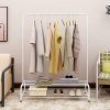 BOFENG Clothes Rack Metal Garment Racks Heavy Duty Indoor Bedroom