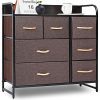 TUSY Drawer Dresser Storage Tower, Organizer Unit for Bedroom